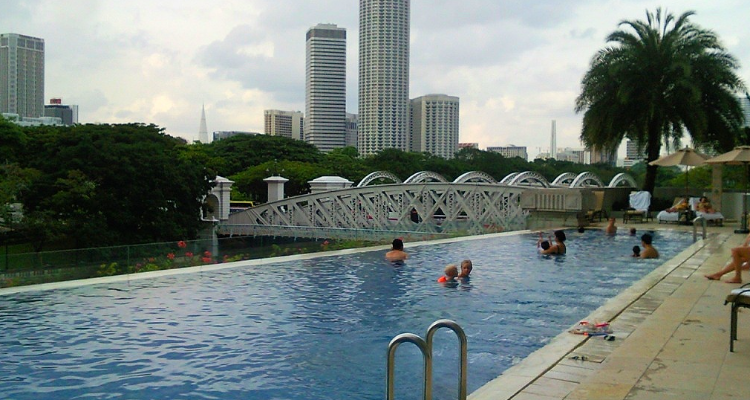 Fullerton Hotel in Singapore